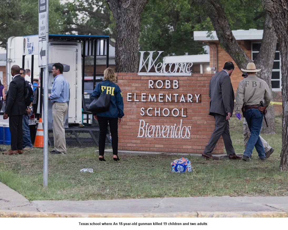 China saddened by Texas school shooting, urges U.S. to effectively protect human rights
