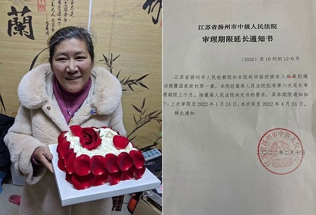 Prominent Chinese rights activist ‘paralyzed’ while awaiting trial in Jiangsu