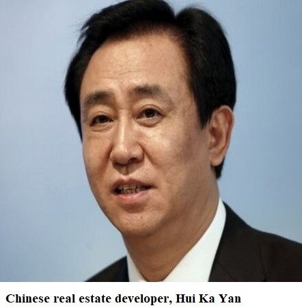 China’s real estate magnate Hui Ka Yan loses 93 percent of his wealth