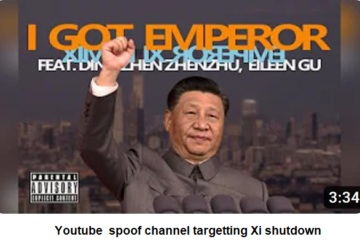 Satirical spoof video channel shut down for targeting Xi Jinping