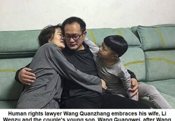 Chinese police descend on home of rights activist who vowed to fight travel ban