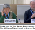Tibetan speaker repeatedly interrupted by Chinese delegates at UNHRC meeting