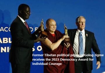 Former Tibetan political prisoner wins international democracy award